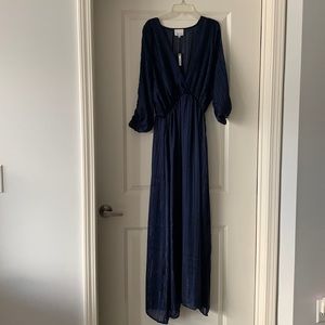 Layered with love navy dress, size: S. New with tags.